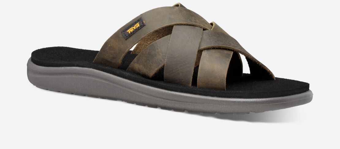 Voya Slide Leather Sandal | Teva®
